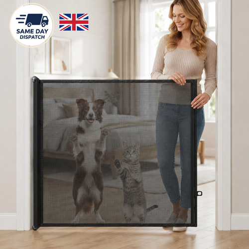 Retractable pet dog - retractable, gate