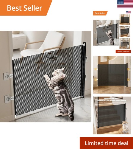 Retractable dog gate - retractable,