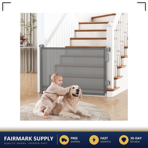 Retractable baby gate inch - retractable, 34