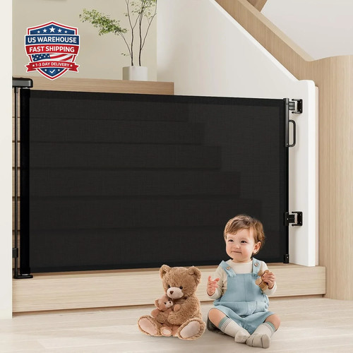 Retractable baby gates - retractable,