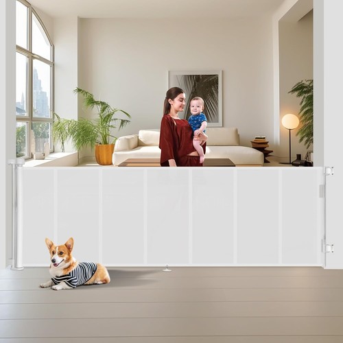 Retractable baby gate 150in - gate,