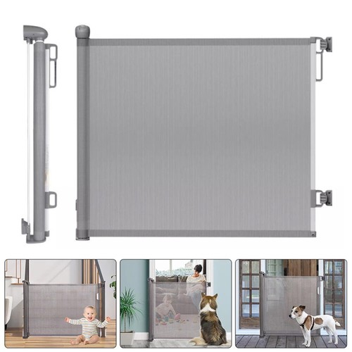 Retractable pet dog gate - retractable,