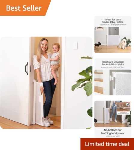 Retractable baby pet gate - baby,
