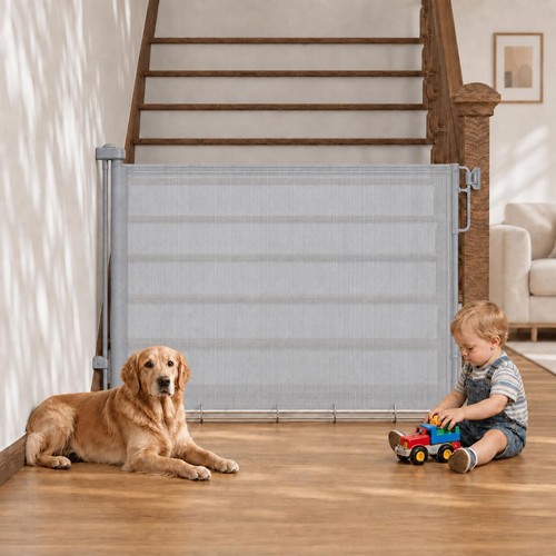 Retractable baby gates - 37-55",