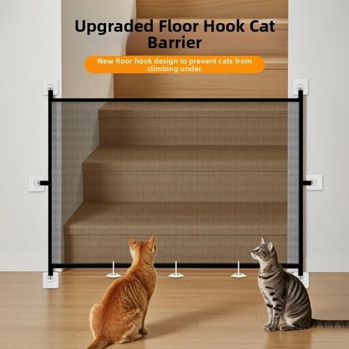 Retractable pet dog gate - retractable,
