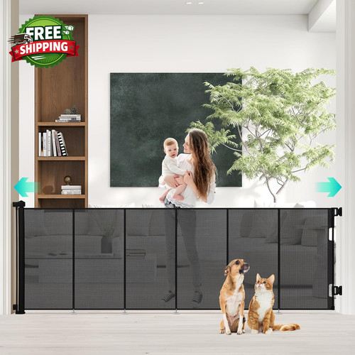 Retractable baby gate - retractable,