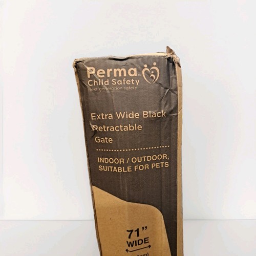 Retractable baby gate perma - gate,