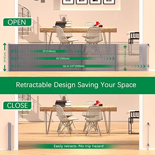 Gray lifmage retractable - -,