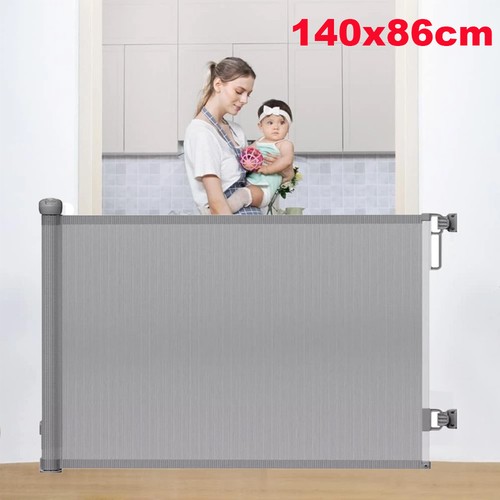 Retractable pet dog - gate, baby
