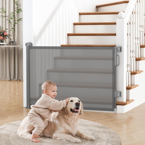 Retractable baby gate for - retractable,